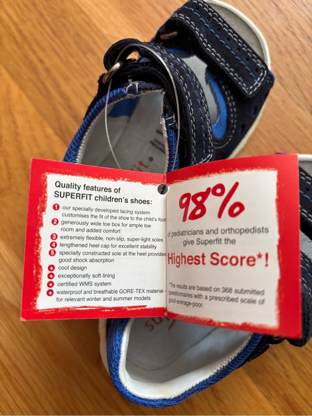 Size 5-6 NWT Toddler Superfit Sandals - Picture 10 of 10